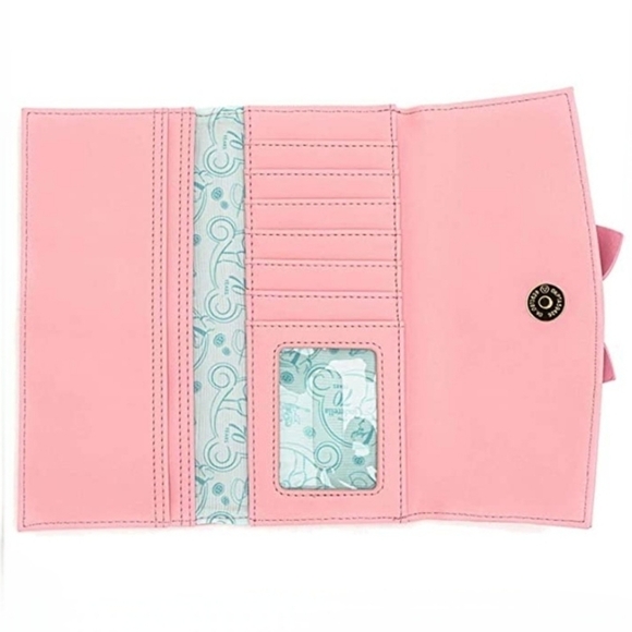 Loungefly Cinderella 70th Anniversary Dress Flap Wallet Disney - Picture 3 of 9